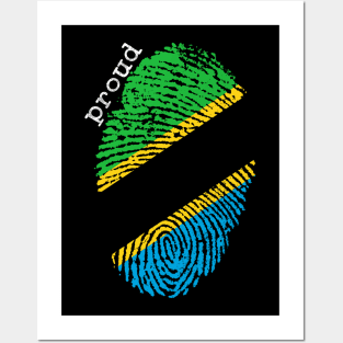 Tanzania flag Posters and Art